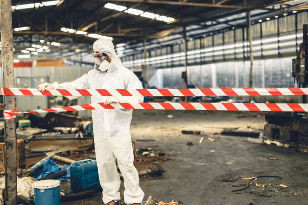 Professional Biohazard technician working in East Northport, NY